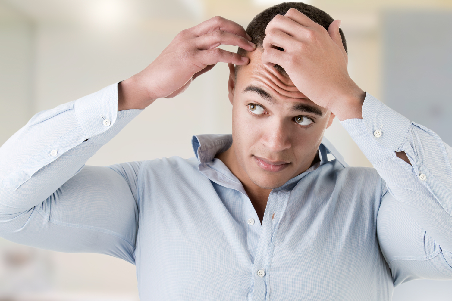 Male pattern baldness &#8211; Symptoms and treatments